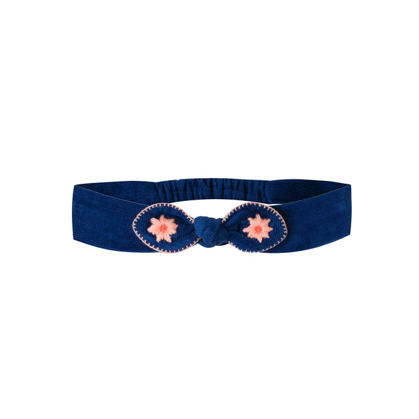 Embroidered Hair Band Bow OS