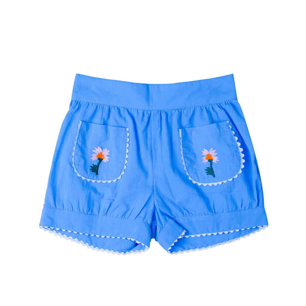 [PRE-ORDER] Kidsagogo Rosalia Short, Iris Blue Stripe
