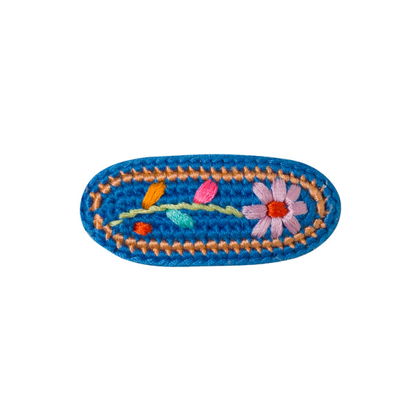 Crochet Embroidered Hair Clip (1 pc)