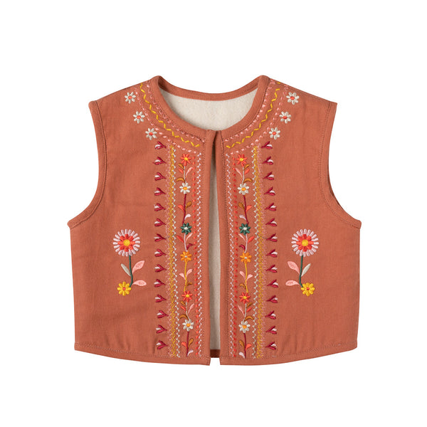 Embroidered Gilet