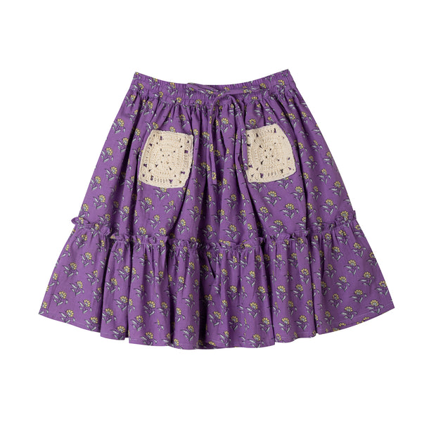 Katy Pocket Skirt Little Flower