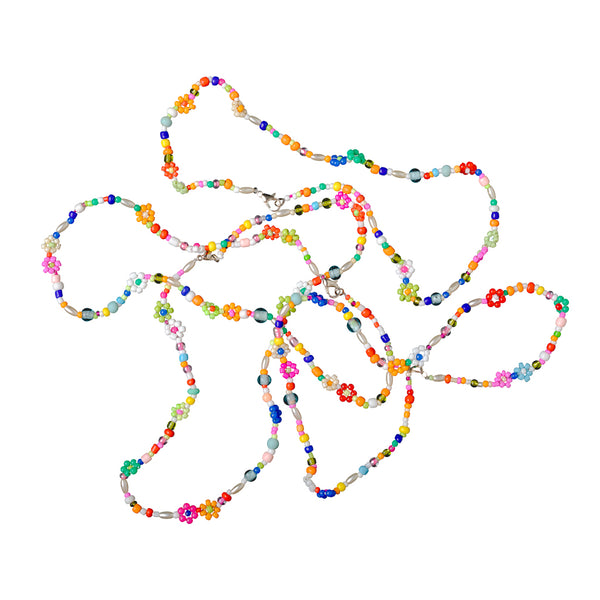Flower Bead Necklace