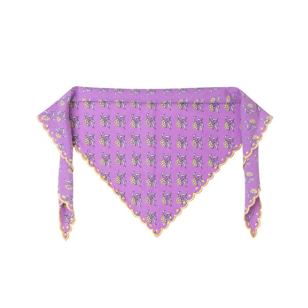 Embroidered Trim Scarf